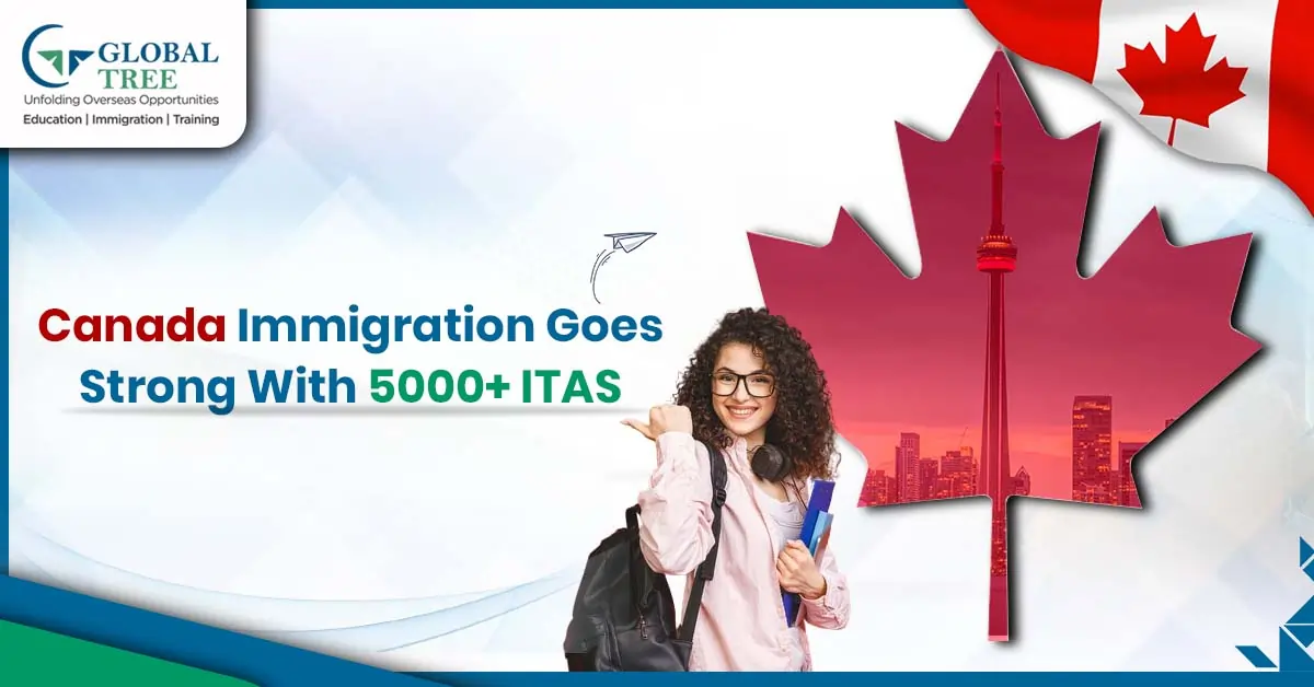 Canada immigration goes strong with 5000+ ITAs