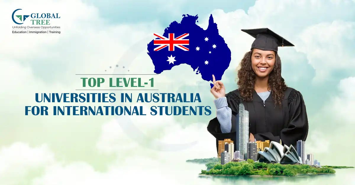 Explore the top 10 Level-1 universities in Australia for International students
