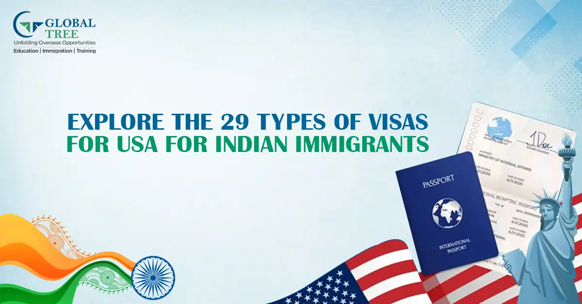 Exploring the 29 Types of Visa for USA for Indian Immigrants