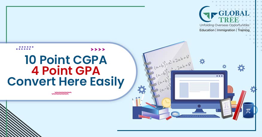 How to convert 10 point CGPA to 4 point GPA?