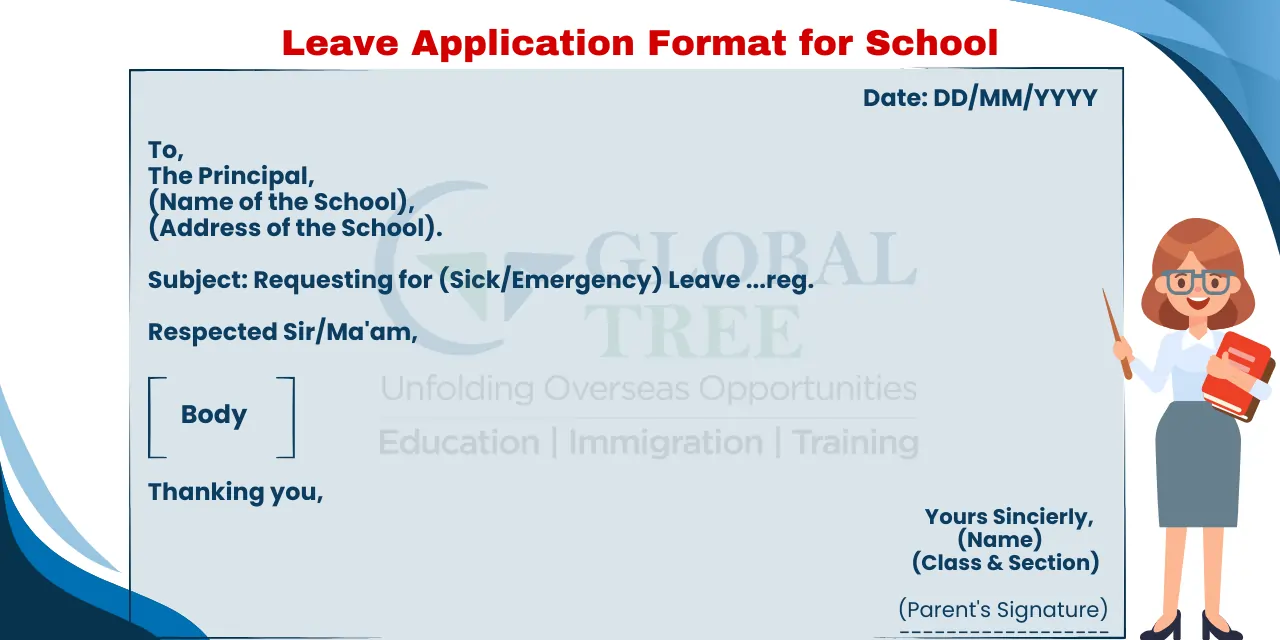 How to Write a Leave Application for School?