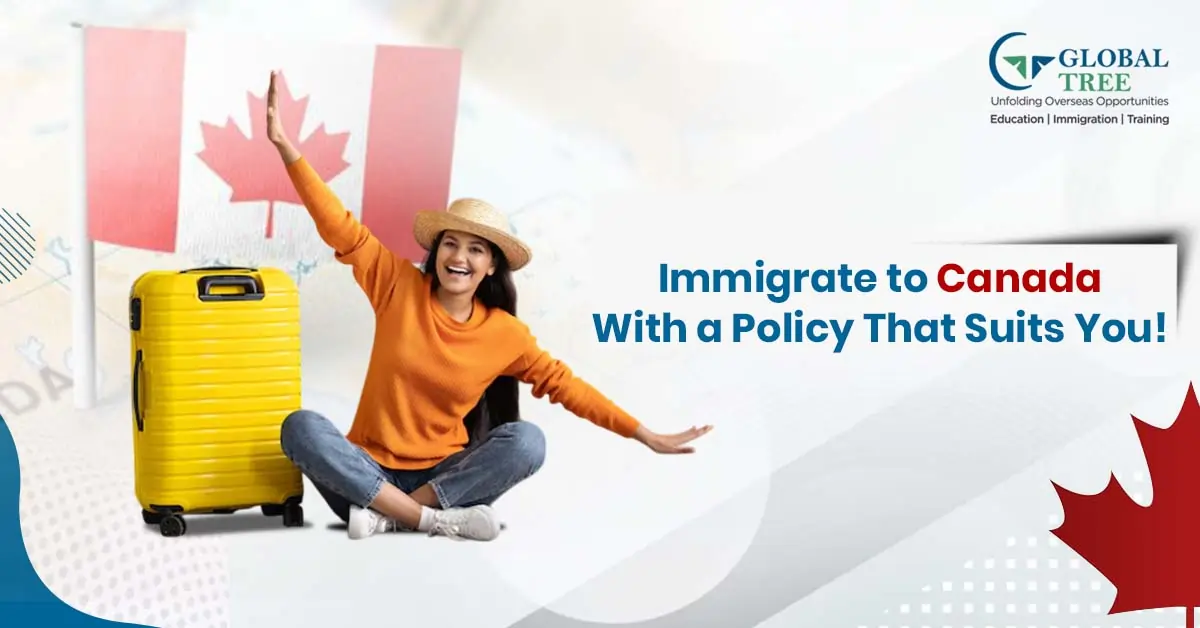 Immigrate to Canada with a policy that suits you!