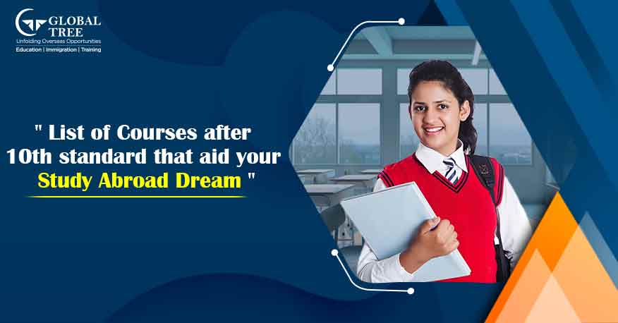 List of Courses after 10th standard that aid your Study Abroad Dream