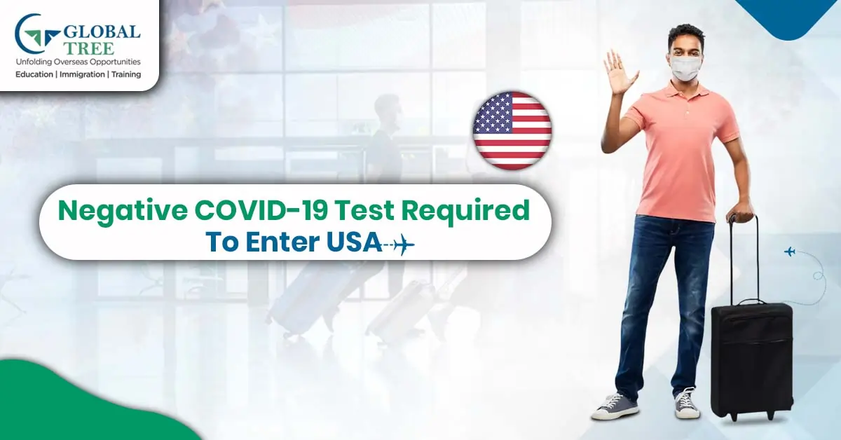 Negative COVID-19 test required to enter USA